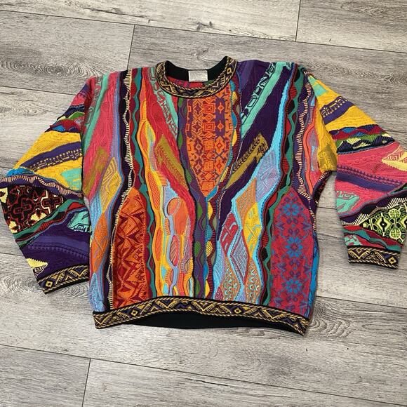 Vintage Coogi Australia Crewneck Sweater Tag Size XL 100% Cotton RARE VGC - Picture 1 of 6